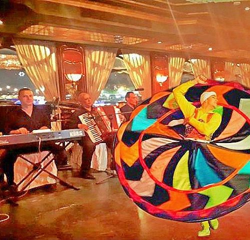 Luxury Nile Dinner Cruise with Belly Dance & Tanoura Show